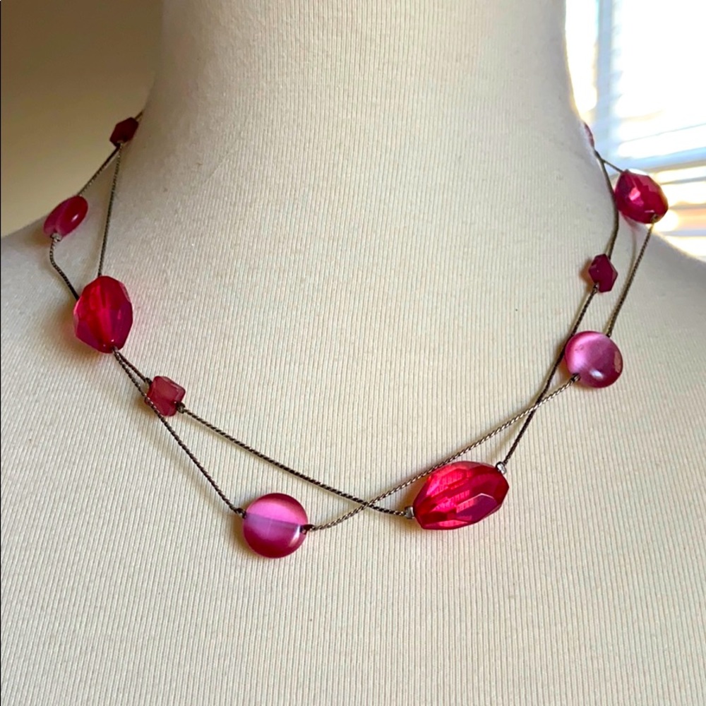 Rose and Mauve Necklace